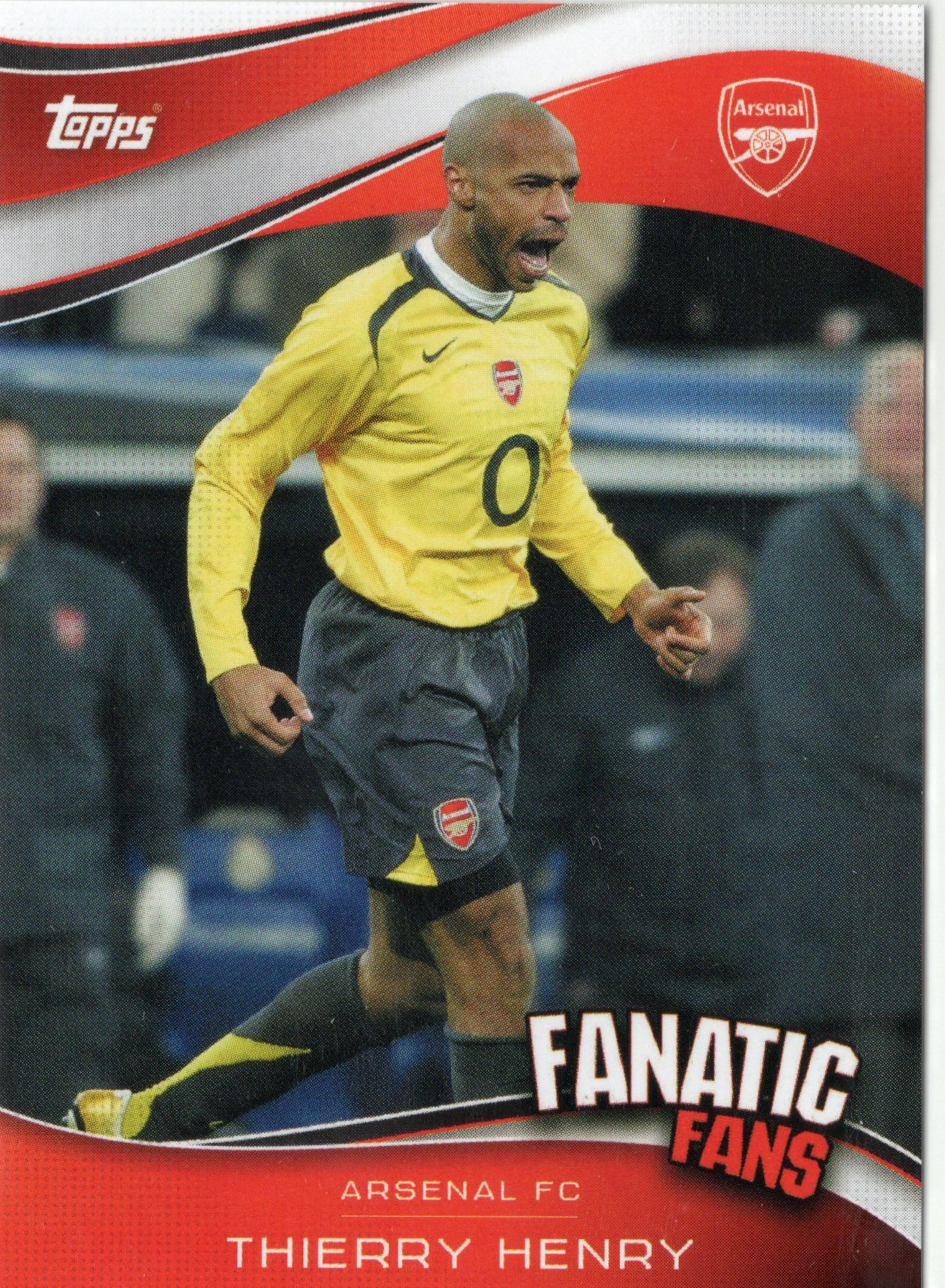 Henry Arsenal Fanatics 2024-25 Topps Arsenal Fan Set Fanatic Fans