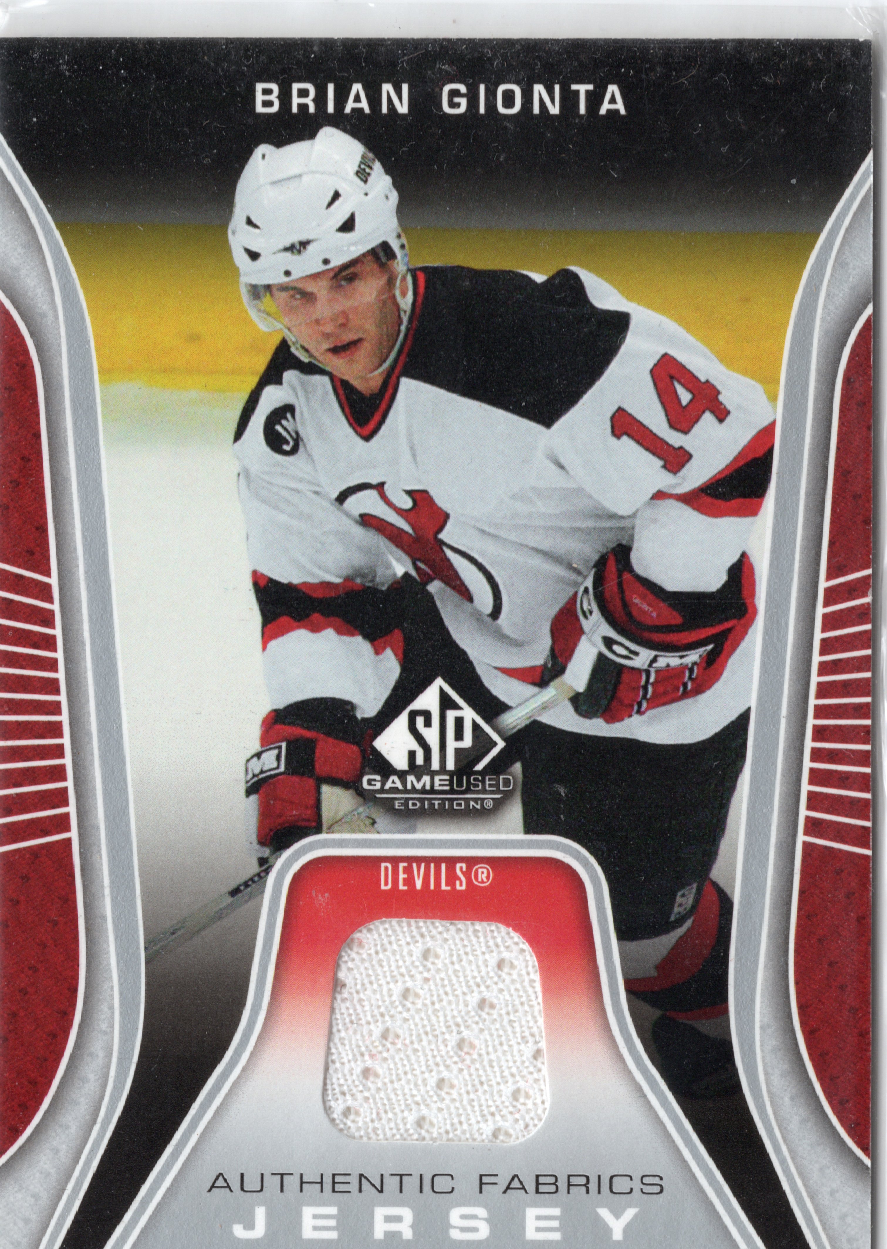 2006-07 SP Game Used Authentic Fabrics #AFBG Brian Gionta