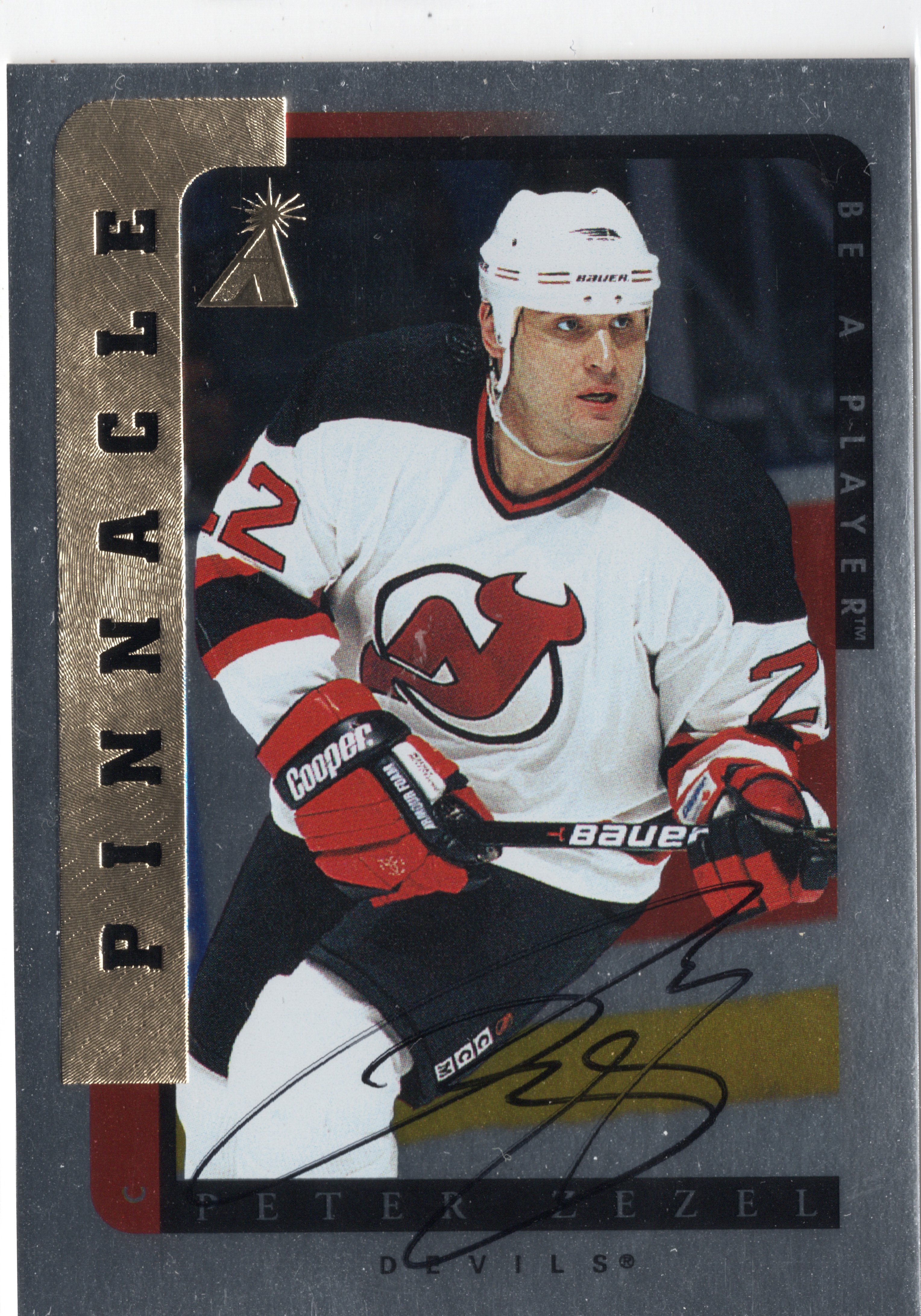 1996-97 Pinnacle Be a Player Autographs Silver #94 Peter Zezel