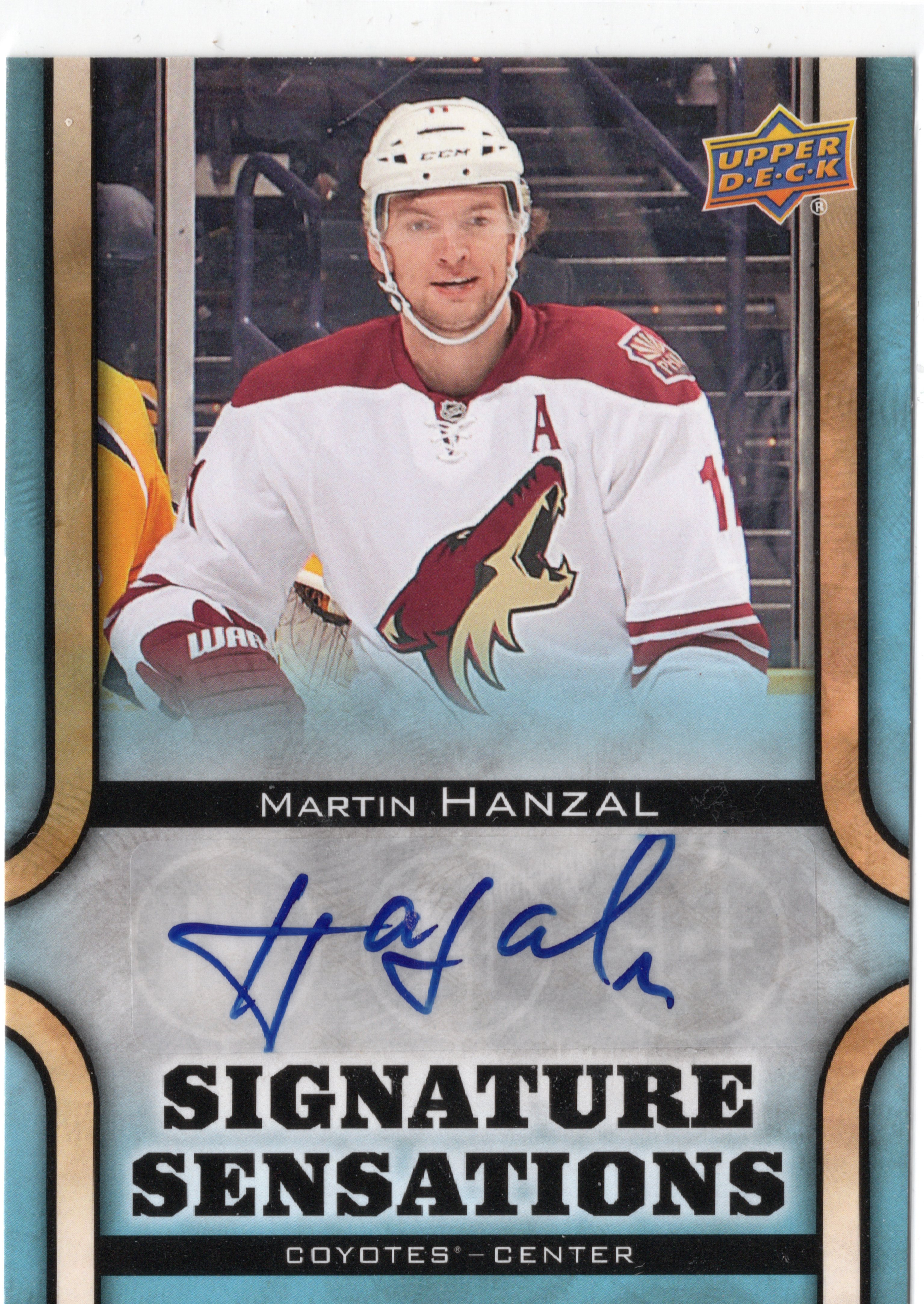 2013-14 Upper Deck Signature Sensations #SSMH Martin Hanzal