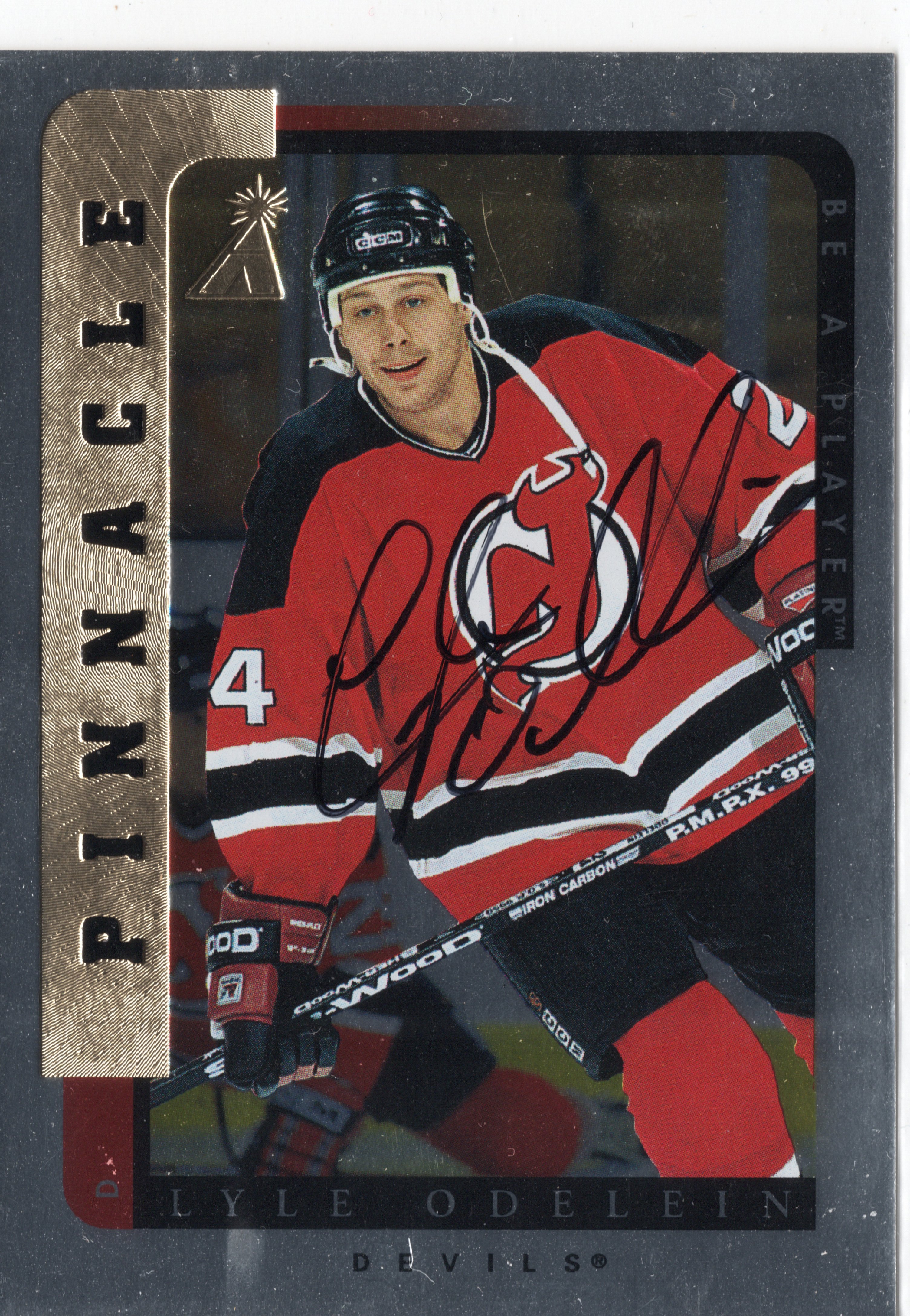 1996-97 Pinnacle Be a Player Autographs Silver #148 Lyle Odelein