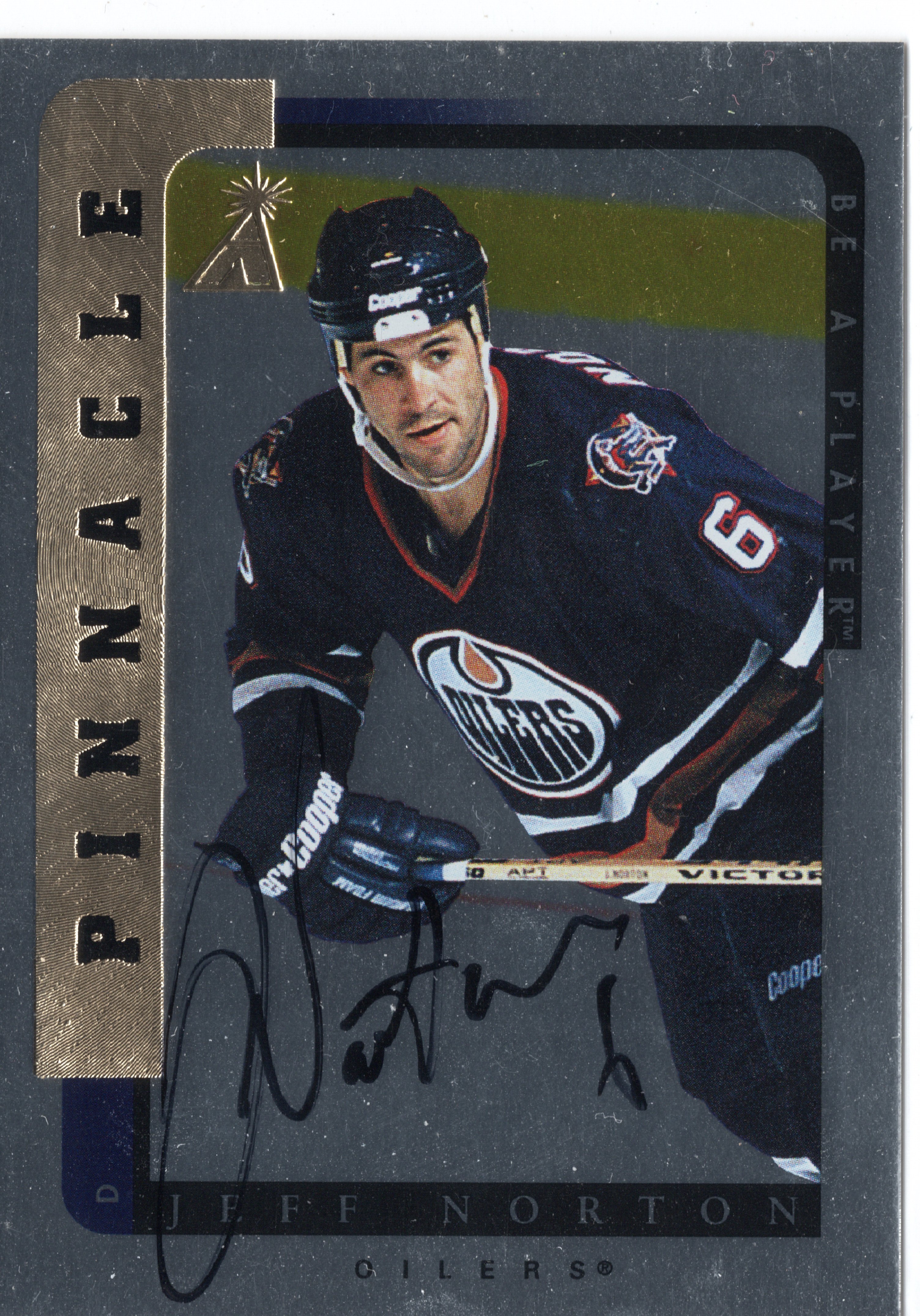 1996-97 Pinnacle Be a Player Autographs Silver #187 Jeff Norton