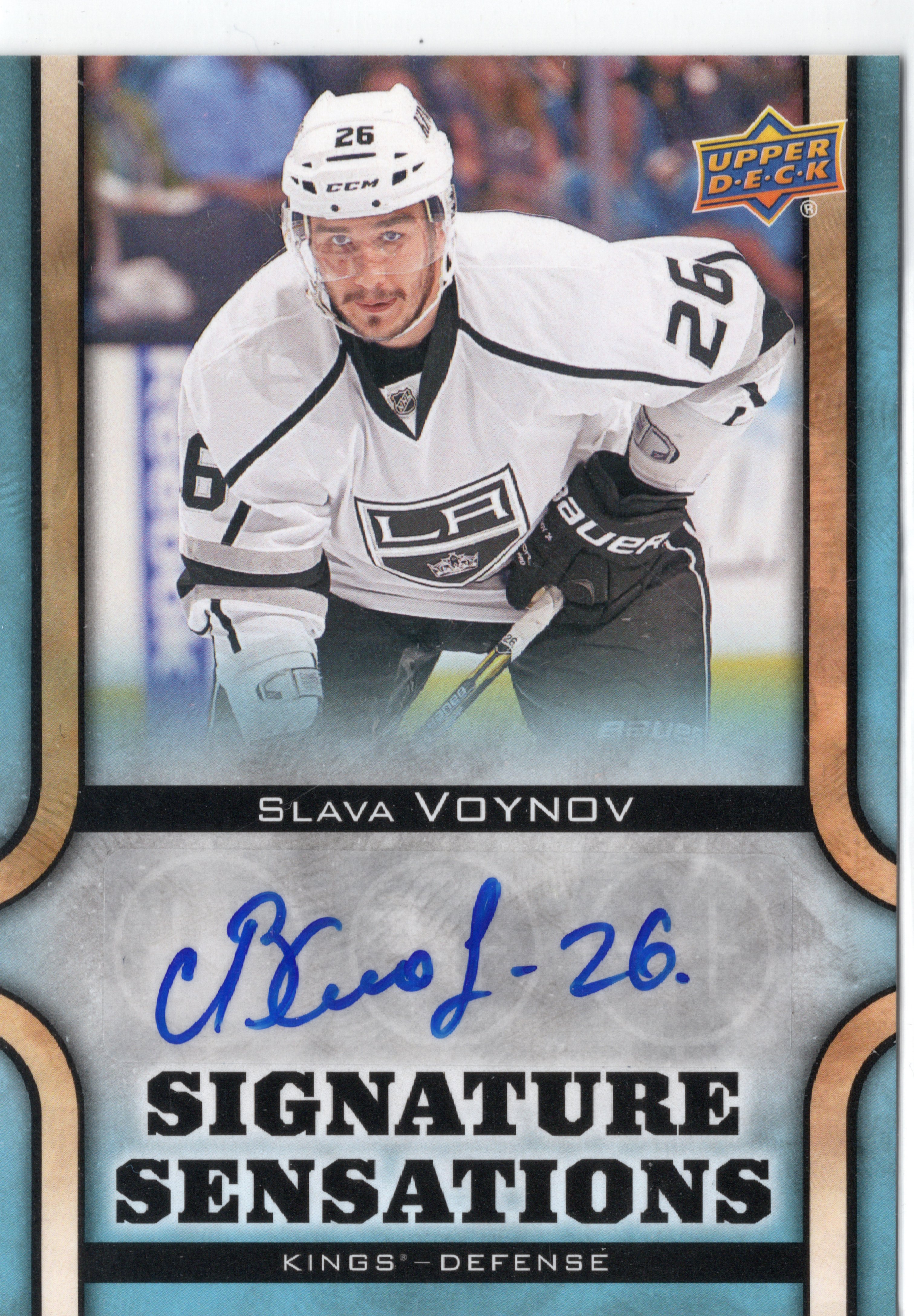 2013-14 Upper Deck Signature Sensations #SSVV Slava Voynov