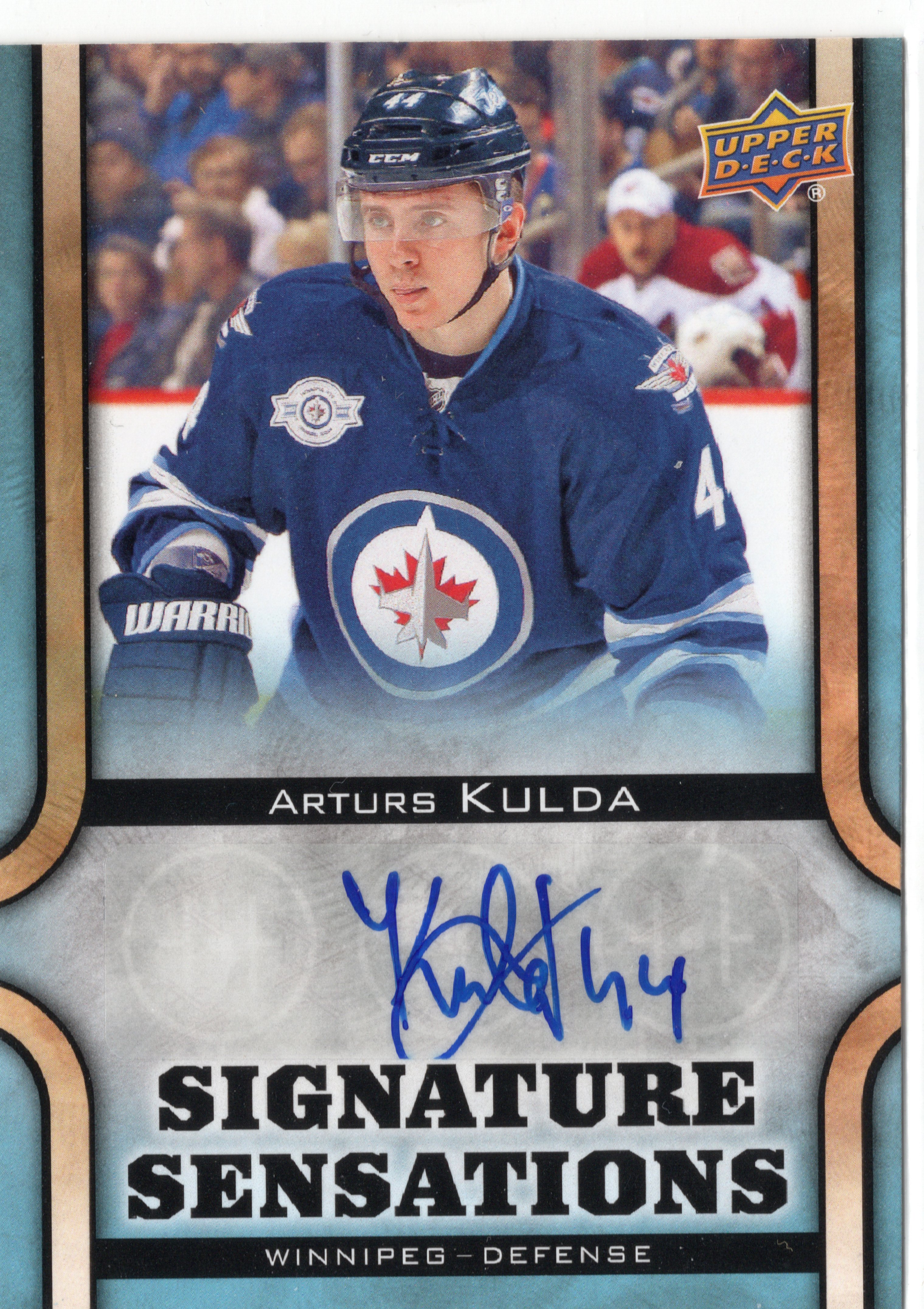 2013-14 Upper Deck Signature Sensations #SSAK Arturs Kulda