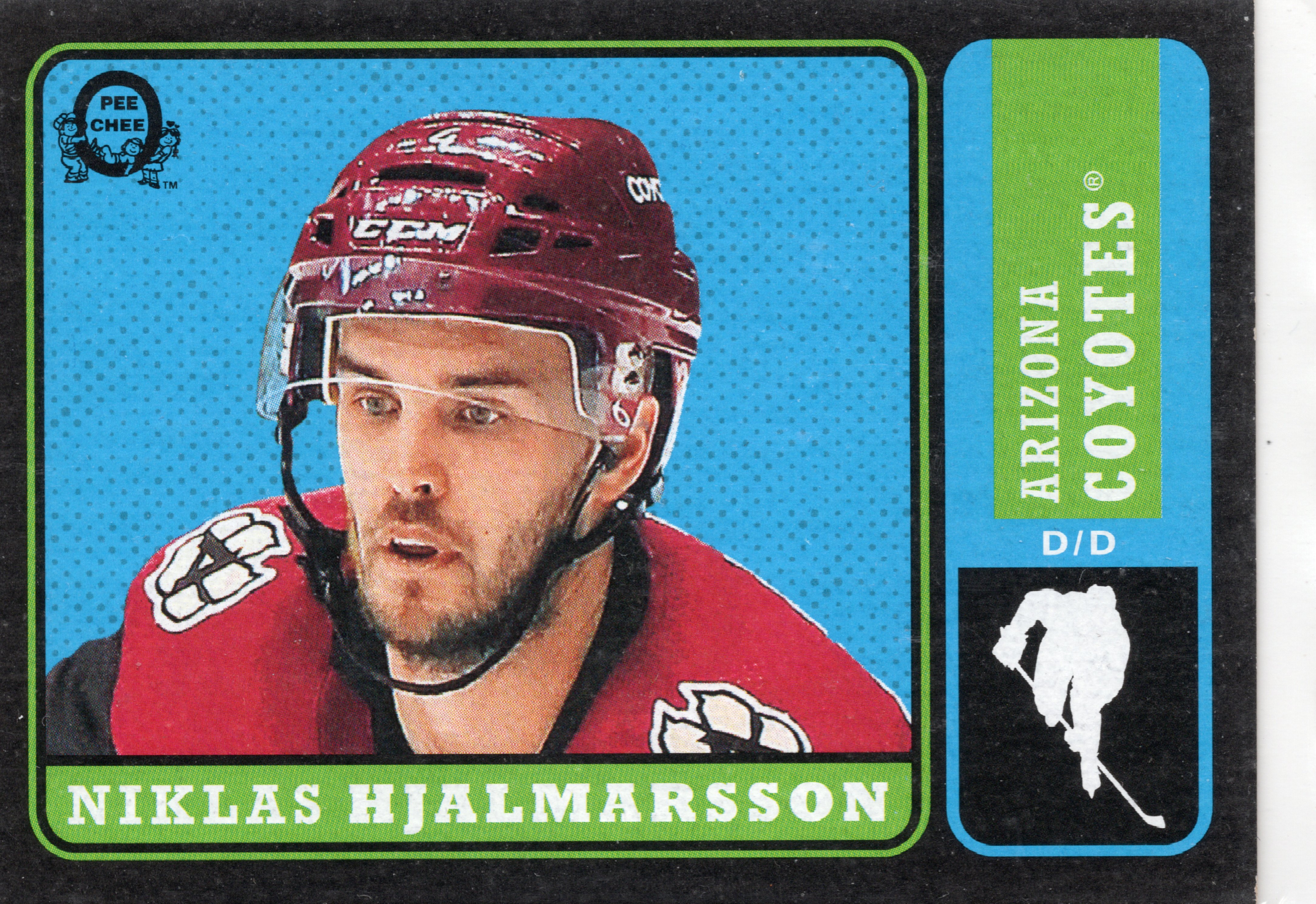 2018-19 O-Pee-Chee Retro Black #353 Niklas Hjalmarsson /100