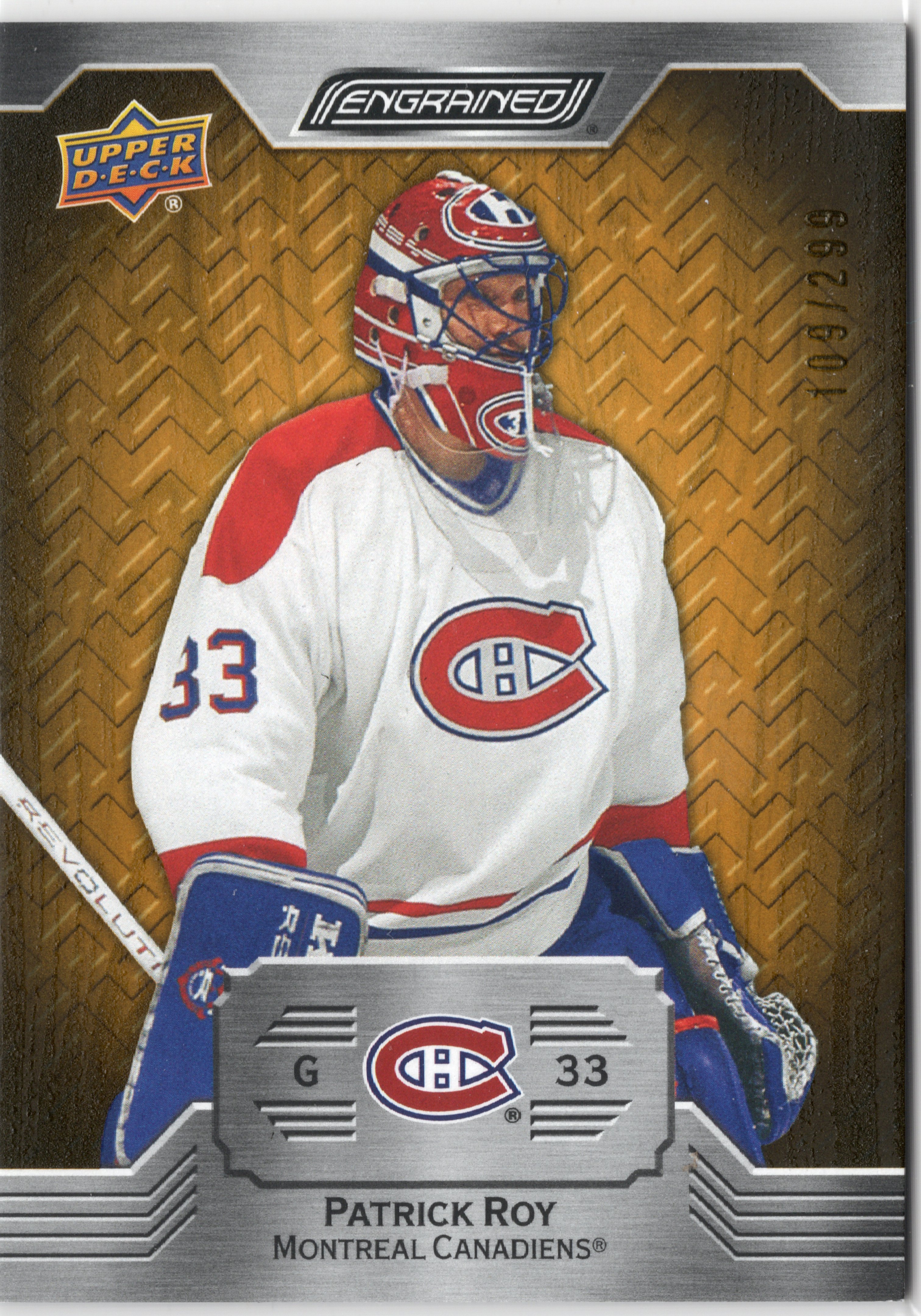 2023-24 Upper Deck Engrained #93 Patrick Roy /299