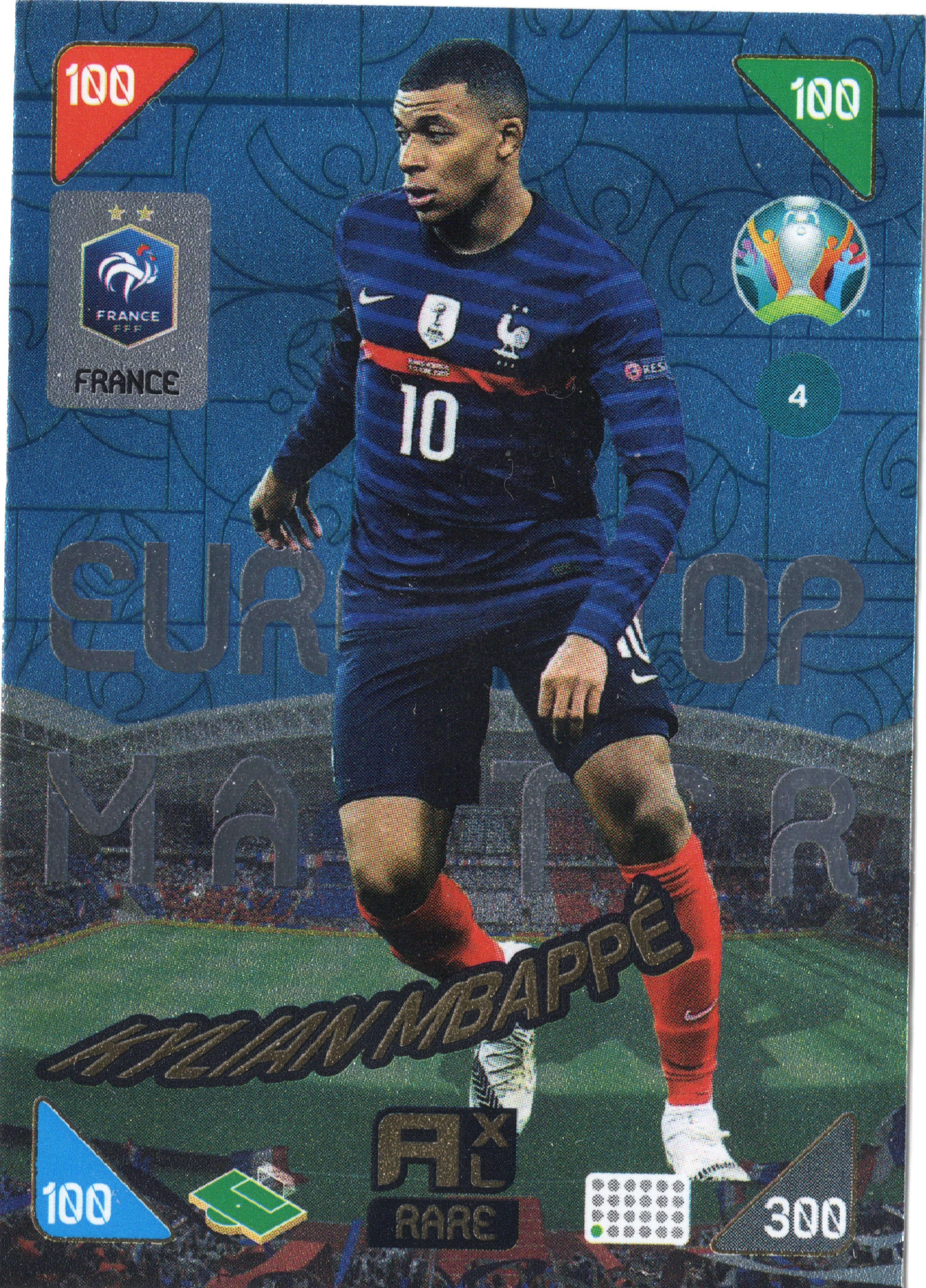 2021 Panini Adrenalyn XL UEFA Euro 2020 Kick Off #4 Kylian Mbappe