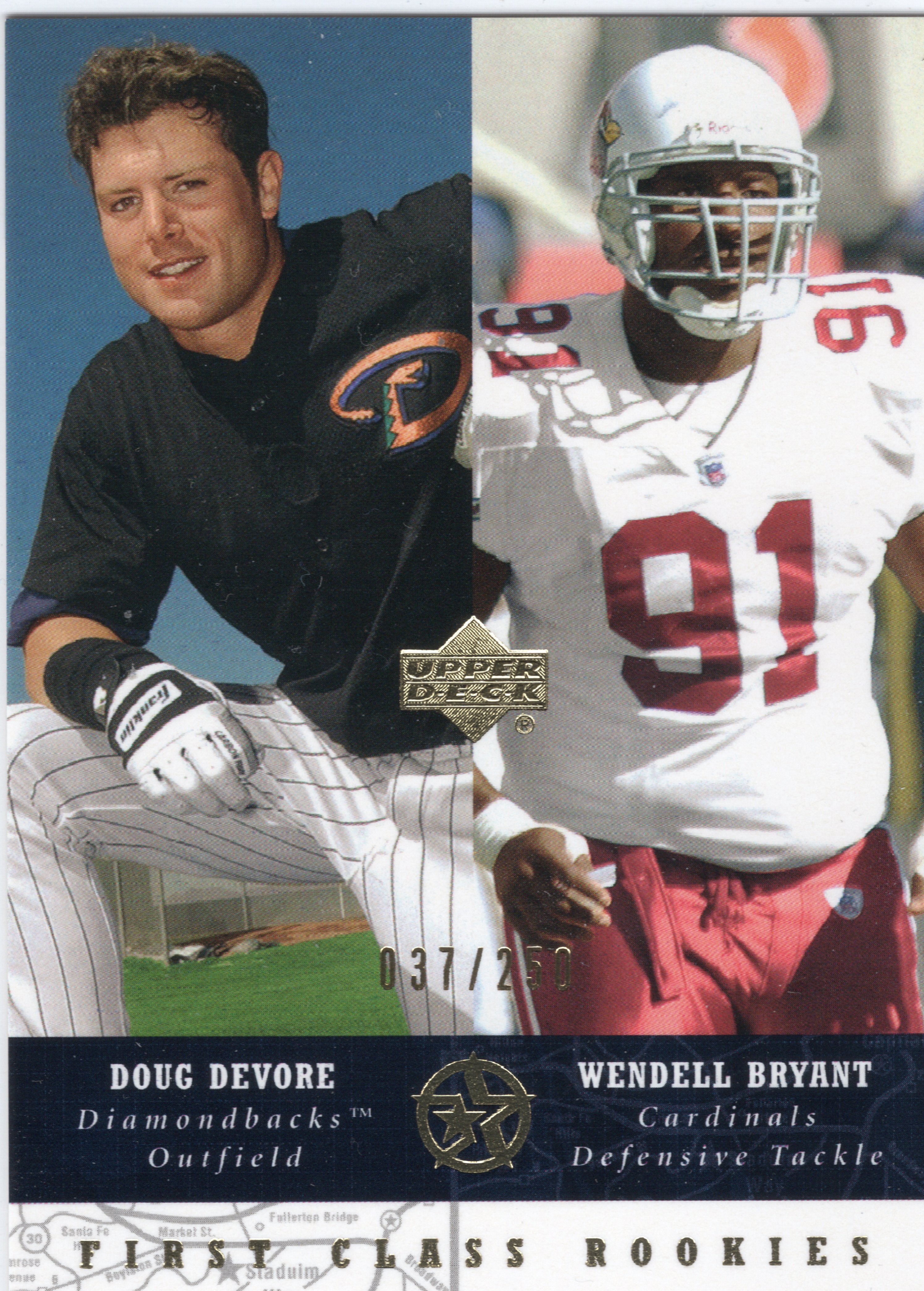 2002-03 UD SuperStars Gold #252 Doug Devore / Wendell Bryant /250