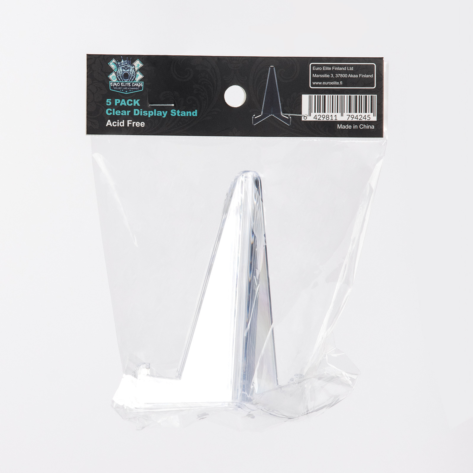 Euro Elite Card Stand - 5-pack