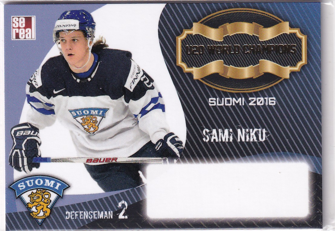 2016 Sereal PROMO U20 World Champions Sami Niku – Euro Elite Cards