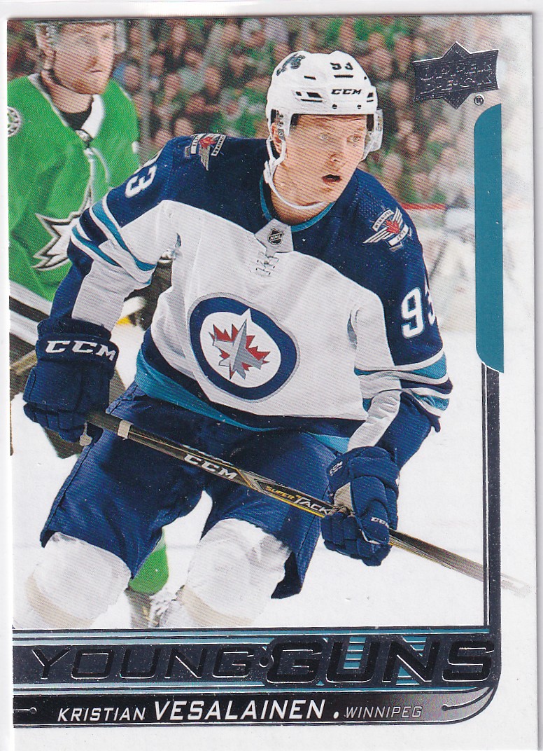  2018-19 Upper Deck #244 Kristian Vesalainen YG RC