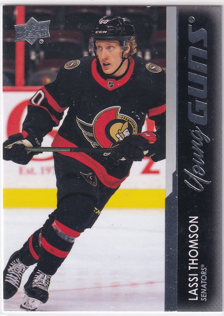 2021-22 Upper Deck #728 Lassi Thomson YG RC