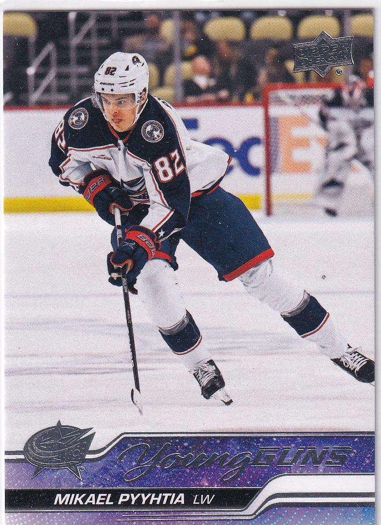  2023-24 Upper Deck #477 Mikael Pyyhtia YG RC Pyyhtiä