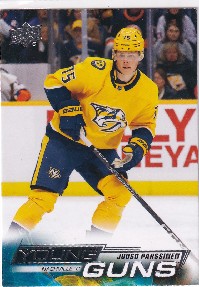  2022-23 Upper Deck #706 Juuso Parssinen YG RC Pärssinen