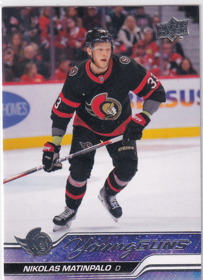  2023-24 Upper Deck #495 Nikolas Matinpalo YG RC