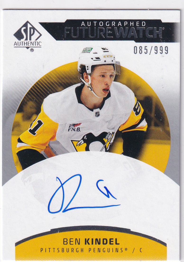  2025-26 SP Authentic #177 Ben Kindel FW AU /949* RC