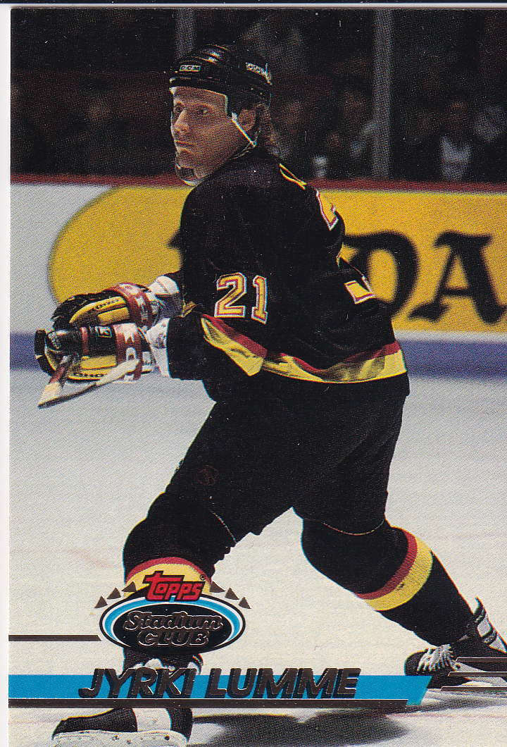 1993-94 Stadium Club #108 Jyrki Lumme