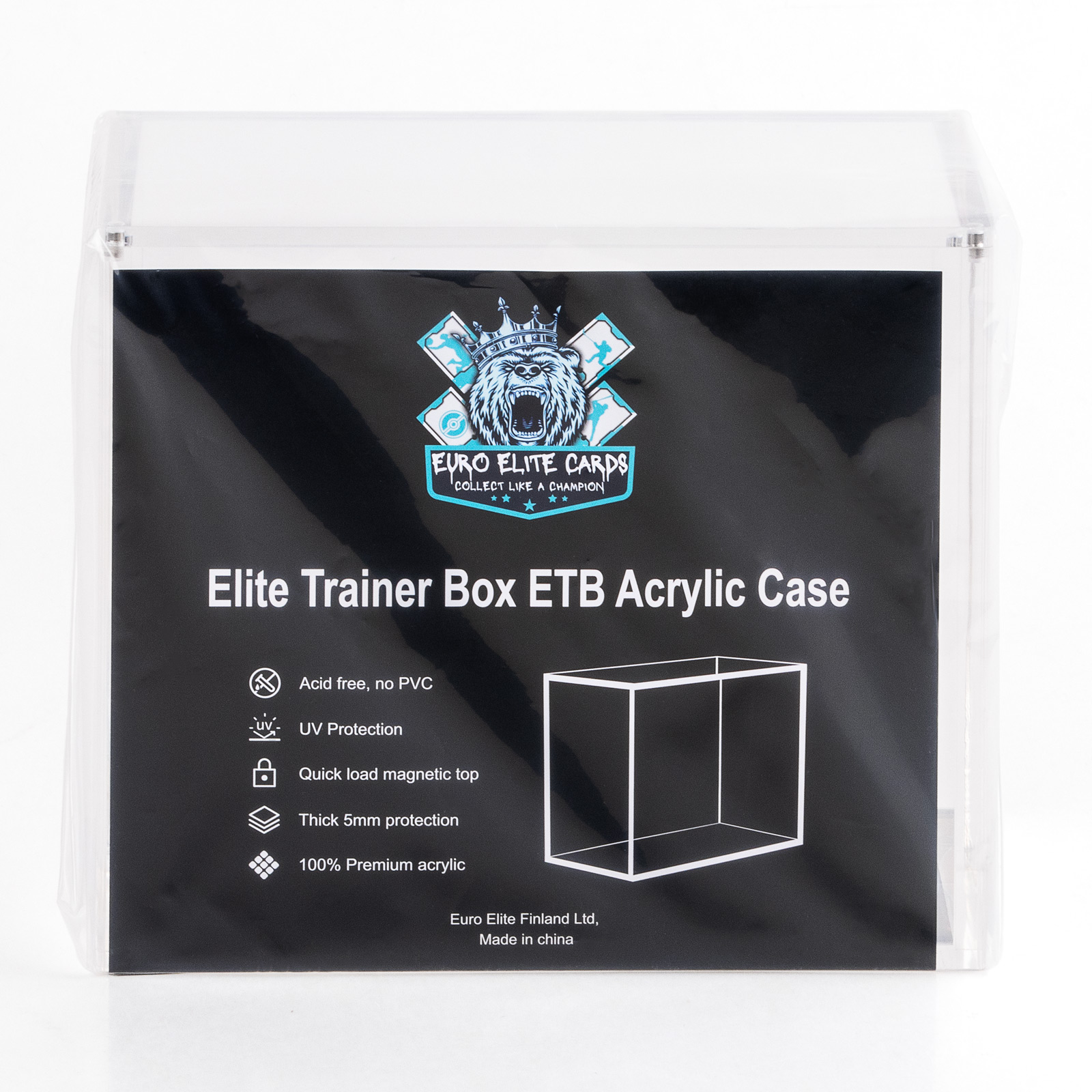 Euro Elite Akryylikotelo – Pokémon Elite Trainer Boxille