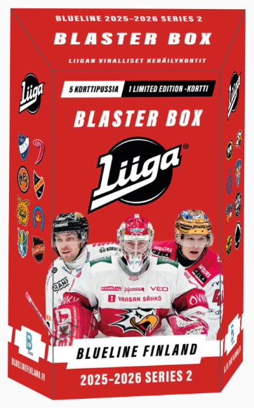 2025-26 Blueline Liigakortit Series 2 Blaster 