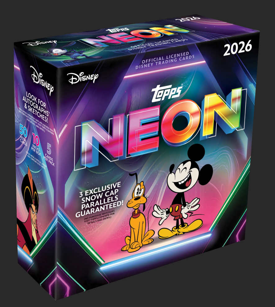 2026 Topps Disney Neon Mega Box – Euro Elite Cards