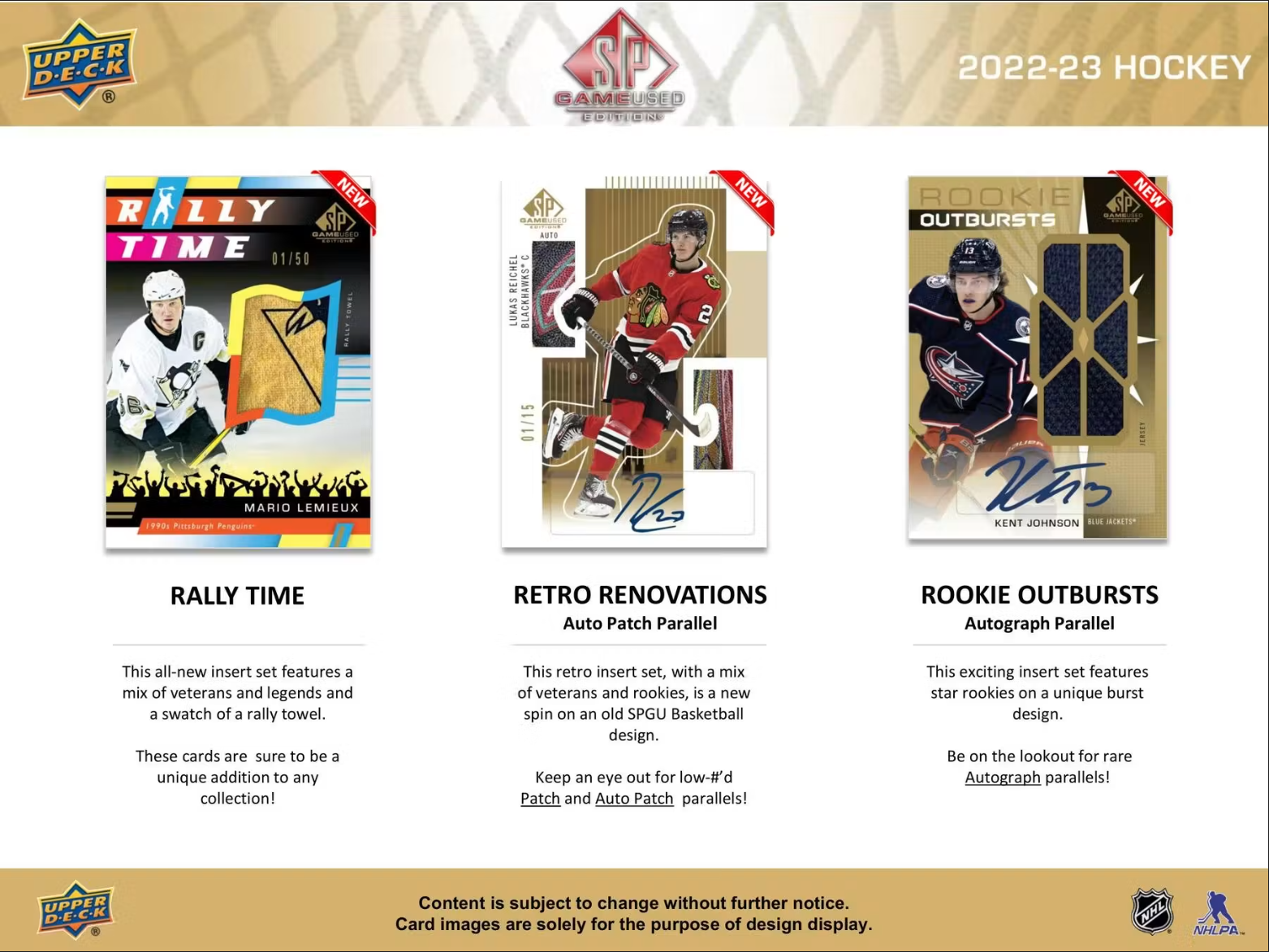 2022-23 Upper Deck SP Game Used Hockey Hobby Box