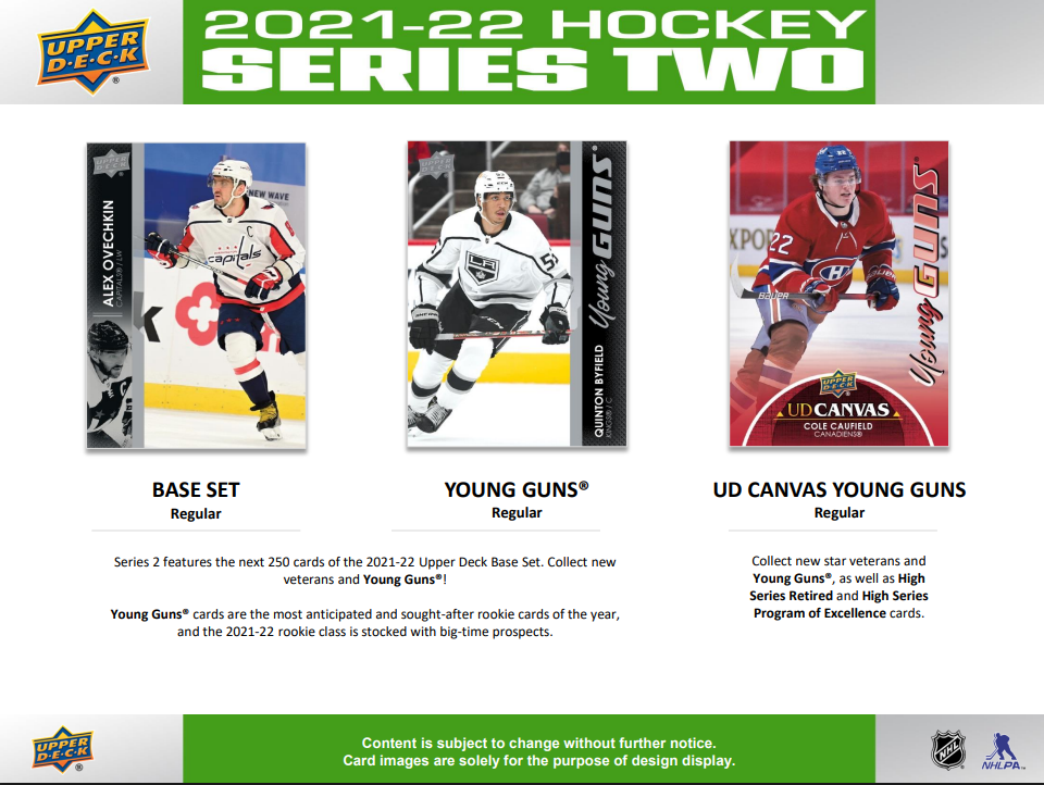 2021-22 Upper Deck Series 2 Hockey Blaster Box