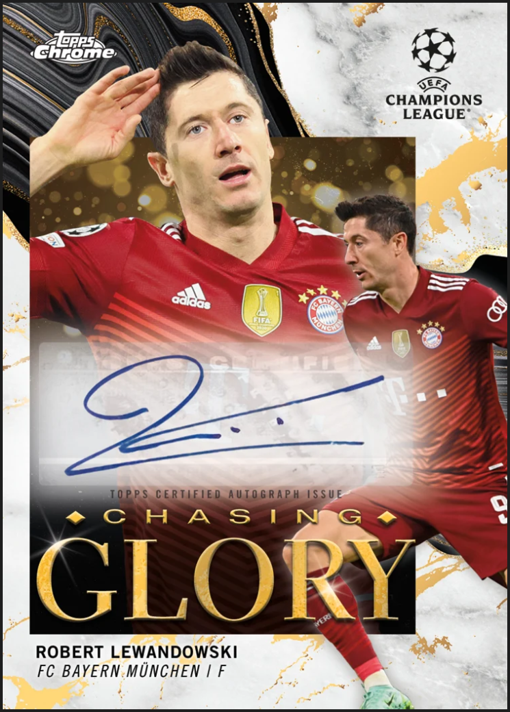 2021-22 Topps Chrome UEFA Champions League Soccer Hobby Box