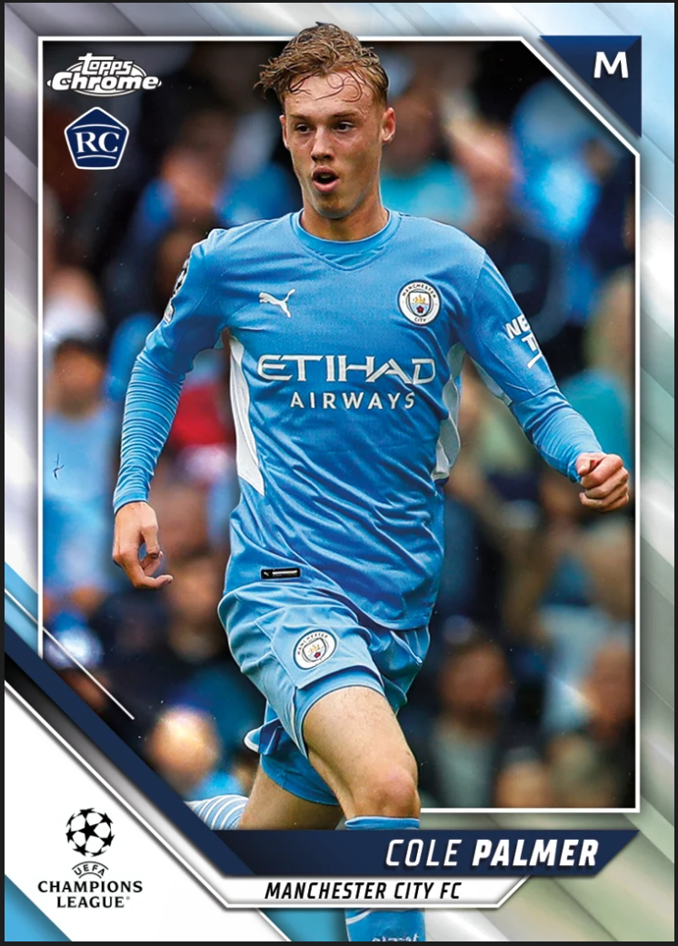 2021-22 Topps Chrome UEFA Champions League Soccer Hobby Box
