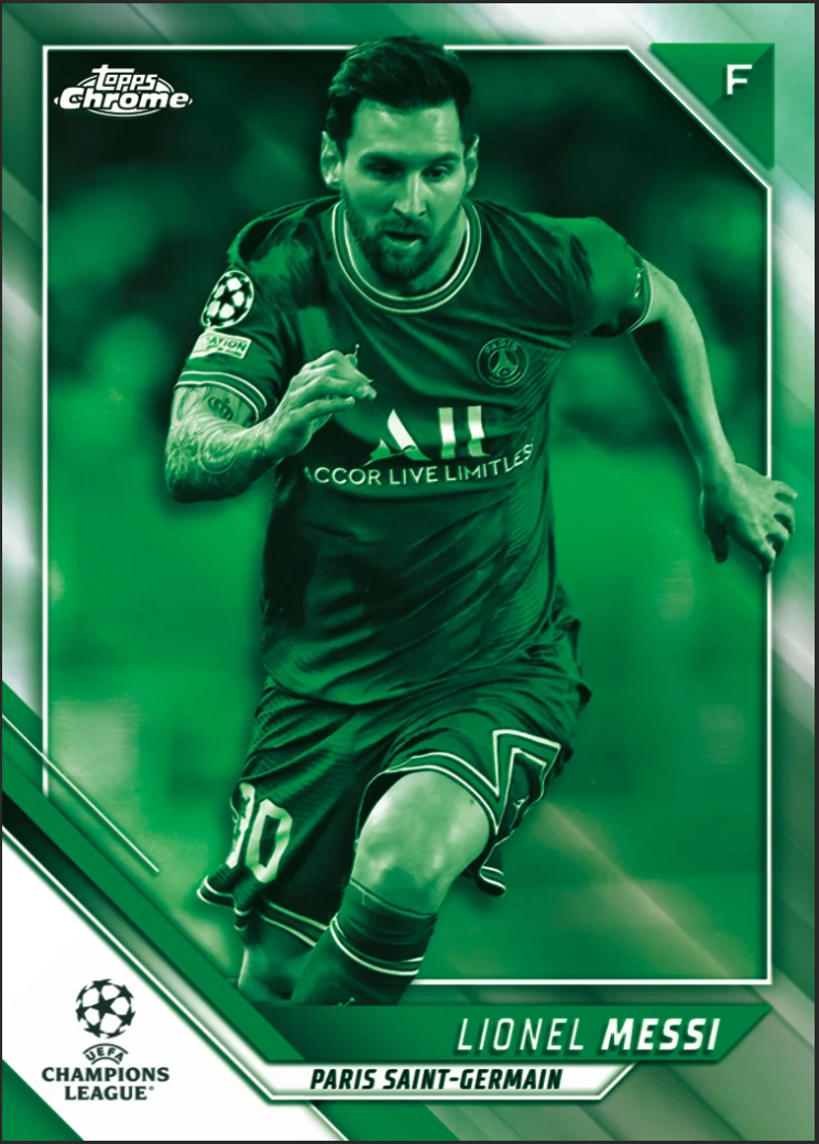 2021-22 Topps Chrome UEFA Champions League Soccer Hobby Box