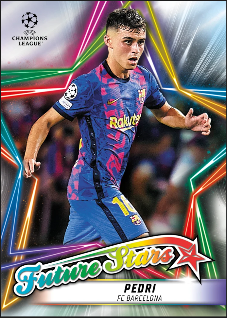 2021-22 Topps Chrome UEFA Champions League Soccer Hobby Box
