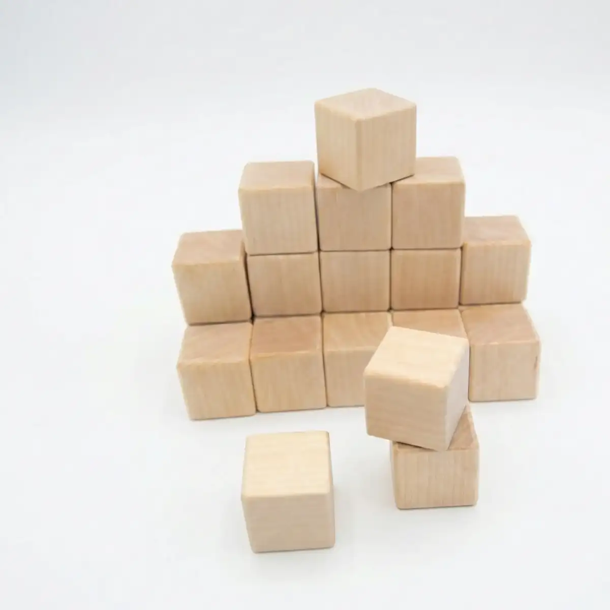 Rakennuspalikat 3cm (18 kpl setti) - Koivu